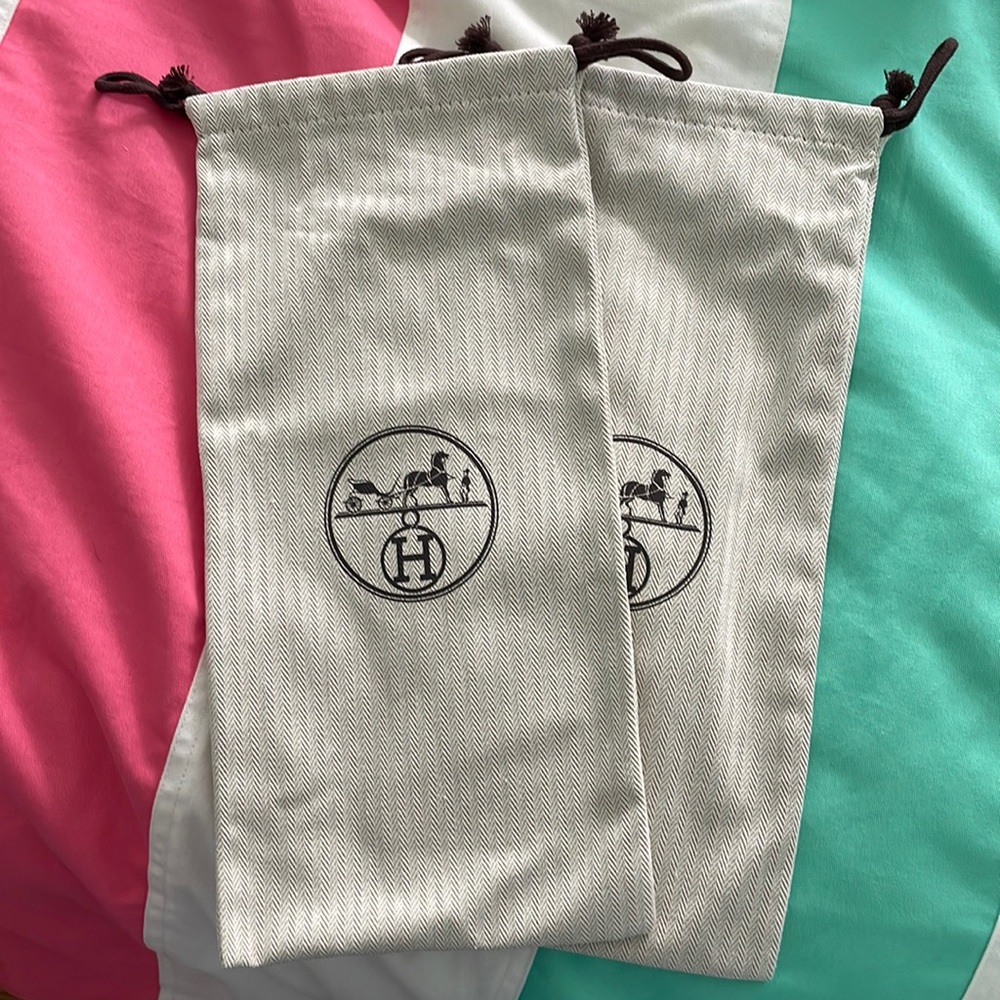 Hermes shoe bag - never used